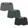 Boxer Shorts 3-Pack - grey+darkgreen+black M Boxer Shorts 3-Pack - grey+darkgreen+black M