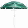 HAPPY GREEN Slnečník plážový 230 cm, zelené pruhy HAPPY GREEN Slnečník plážový 230 cm, zelené pruhy