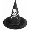 Karnevalový klobúk čarodejnícky - pavučina, lebka, netopier, tekv Karnevalový klobúk čarodejnícky - pavučina, lebka, netopier, tekv