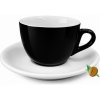 Rosa Jin Jang cappuccino šálka bielo-čierna 160 ml Rosa Jin Jang cappuccino šálka bielo-čierna 160 ml