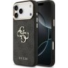 Guess PU Leather 4G Metal Logo Gold Frame kryt iPhone 17 Pro Max čierny 57983127127 Guess PU Leather 4G Metal Logo Gold Frame kryt iPhone 17 Pro Max čierny 57983127127