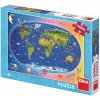 Dino Puzzle Detská mapa 300 XL dielikov Dino Puzzle Detská mapa 300 XL dielikov