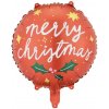 PartyDeco Fóliový balón - Vianoce Merry Christmas 45 cm PartyDeco Fóliový balón - Vianoce Merry Christmas 45 cm