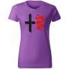 T-ričko Alfa Romeo Rift dámske tričko Farba trička: Fialová, Farba potlače: Čierna, Veľkosť: XS T-ričko Alfa Romeo Rift dámske tričko Farba trička: Fialová, Farba potlače: Čierna, Veľkosť: XS