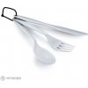 GSI Outdoors Tekk Cutlery Set príborový set, svetlosivá GSI Outdoors Tekk Cutlery Set príborový set, svetlosivá