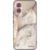 Picasee silikónový čierny obal pre Motorola Moto G84 5G - Cream marble Picasee silikónový čierny obal pre Motorola Moto G84 5G - Cream marble