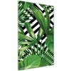 Vertikálny foto obraz sklo tvrdené Tropické listy 50x100 cm Vertikálny foto obraz sklo tvrdené Tropické listy 50x100 cm