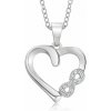 SOFIA strieborný prívesok srdce s nekonečnom ANSP160265CZ1 SOFIA strieborný prívesok srdce s nekonečnom ANSP160265CZ1