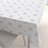 Biante Teflónový obdĺžnikový obrus TF-112 Vianočné sivé vločky na bielom 140x200 cm Biante Teflónový obdĺžnikový obrus TF-112 Vianočné sivé vločky na bielom 140x200 cm