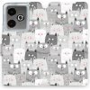 Mobiwear Flip knížkové pro Realme GT 7T - Kočičky 5907861047616