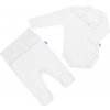 NEW BABY 2-dielna dojčenská súprava Stripes bílá 100% bavlna 62 (3-6m)