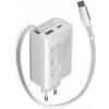 Canyon OnCharge 65RC, vysokorýchlostná univerzálna nabíjačka do steny s integrovaným 68 cm USB(C) káblom, 65W, biela CNS-CURC65ACW Canyon OnCharge 65RC, vysokorýchlostná univerzálna nabíjačka do steny s integrovaným 68 cm USB(C) káblom, 65W, biela CNS-CURC65ACW