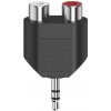 HAMA Redukcia jack 3,5 mm na 2 cinch zásuvky, stereo - 00205187 HAMA Redukcia jack 3,5 mm na 2 cinch zásuvky, stereo - 00205187