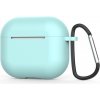 Ochranné pouzdro na Apple Airpods 3, silikónové hladké Farva: Tyrkysová Ochranné pouzdro na Apple Airpods 3, silikónové hladké Farva: Tyrkysová