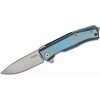 LionSteel MT01 BL Myto Titanium Blue vreckový nôž 8,3 cm, modrá, titán, rozbíjač skla LionSteel MT01 BL Myto Titanium Blue vreckový nôž 8,3 cm, modrá, titán, rozbíjač skla