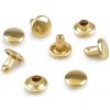 Duté nity Ø7 mm obojstranné - 100 pár 4 zlatá svetlá Duté nity Ø7 mm obojstranné - 100 pár 4 zlatá svetlá