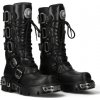 kožené New Rock Cross Boots 403 S1 Black Čierna