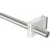Strieborná roztiahnuteľná garniža 107-305 cm Umbra FLUTE Strieborná roztiahnuteľná garniža 107-305 cm Umbra FLUTE