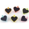 Drevené štipce s tabuľkou - hviezda, srdce, kvet - 1 sáčok 2 mix srdce Drevené štipce s tabuľkou - hviezda, srdce, kvet - 1 sáčok 2 mix srdce