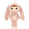 Metoo bábika Zajko ružový menšia, 30cm Metoo bábika Zajko ružový menšia, 30cm