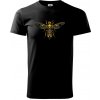 Steampunk včela s dierou v krídle - Tričko extra veľké (5-8XL) - 5XL ( Čierna ) Steampunk včela s dierou v krídle - Tričko extra veľké (5-8XL) - 5XL ( Čierna )