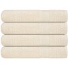 Uteráky, 4 ks, krémové, 100x200 cm, 360 g/m2, bavlna 100 % Uteráky, 4 ks, krémové, 100x200 cm, 360 g/m2, bavlna 100 %
