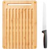 Fiskars Functional Form Bambusová doska 36 x 29,7 cm na chlieb a nôž na chlieb 1057551 Fiskars Functional Form Bambusová doska 36 x 29,7 cm na chlieb a nôž na chlieb 1057551
