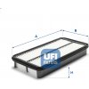 Vzduchový filter UFI 30.076.00