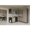 VerDesign, HORIZON R2 rohová kuchyňa, šedý íl / grafit LTD VerDesign, HORIZON R2 rohová kuchyňa, šedý íl / grafit LTD