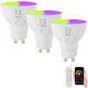 Immax Neo | Immax NEO 07724CDO-SADA 3xLED RGB Stmievateľná žiarovka GU10/6W/230V Wi-Fi Tuya+DO | IM1307 Immax Neo | Immax NEO 07724CDO-SADA 3xLED RGB Stmievateľná žiarovka GU10/6W/230V Wi-Fi Tuya+DO | IM1307