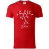 Barová chémia - pivo - Tričko z organickej bavlny - 2XL ( Červená ) Barová chémia - pivo - Tričko z organickej bavlny - 2XL ( Červená )