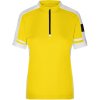 James&Nicholson Dámske cyklistické tričko JN451 Sun Yellow XL