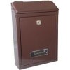 Poštová schránka 210x300x60 mm hnedá nerez Poštová schránka 210x300x60 mm hnedá nerez