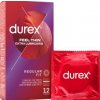 Durex Feel Thin Extra Lubricated Regular Fit 12 ks