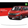 Nerez horná lišta prednej masky VW T6.1 2019+ s logom Nerez horná lišta prednej masky VW T6.1 2019+ s logom