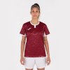 Joma dámsky dres TOLETUM II T SHIRT BURGUNDY WHITE