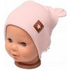 Baby Nellys Rebrovaná dvojvrstvová čiapka s uškami TEDDY - púdrová, veľ. 68/74 Baby Nellys Baby Nellys Rebrovaná dvojvrstvová čiapka s uškami TEDDY - púdrová, veľ. 68/74 Baby Nellys