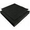 PartyDeco Čierne jednofarebné servítky 33x33cm 20ks