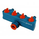 Extol Premium rozdělovač čtyřcestný 1/2" nebo 3/4" závit