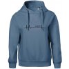 SDH EKG Oversized mikina dámská Moon kratšia + širšia Denim