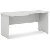 ECONOMY Pracovný stôl ľavý BASIC, 160x76x90cm, biela