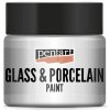 Pentart Farba na sklo a porcelán 30 ml biela