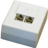 DATACOM STP dvojzásuvka Cat5e na omietku 45° - Datacom STP 2100 DATACOM STP dvojzásuvka Cat5e na omietku 45° - Datacom STP 2100