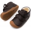 Bundgaard detské členkové topánky Barefoot Petit Brown hnedé