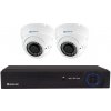 Securia Pro IP kamerový systém 8MPx NVR2CHV8-W DOME Nahrávanie: bez disku Securia Pro IP kamerový systém 8MPx NVR2CHV8-W DOME Nahrávanie: bez disku