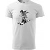 Ski kostra - Tričko extra veľké (5-8XL) - 5XL ( Biela ) Ski kostra - Tričko extra veľké (5-8XL) - 5XL ( Biela )