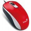 Genius Myš DX-110, optická, 3tl., 1 koliesko, drôtová (USB), červená, 1000DPI, štandard, univerzál 31010116111 Genius Myš DX-110, optická, 3tl., 1 koliesko, drôtová (USB), červená, 1000DPI, štandard, univerzál 31010116111
