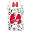 Jerry Fabrics bavlna obliečky Minnie red bow 140x200 70x90
