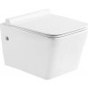 MEXEN - Cube Závesná WC misa vrátane sedátka s slow-slim, duroplast, biela 30924000 MEXEN - Cube Závesná WC misa vrátane sedátka s slow-slim, duroplast, biela 30924000