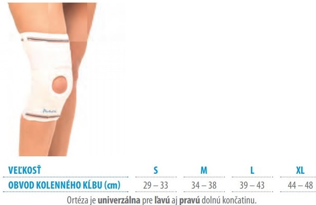 Protetika KO 21 gumotextilná ortéza kolena